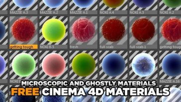 organic cinema 4d materials