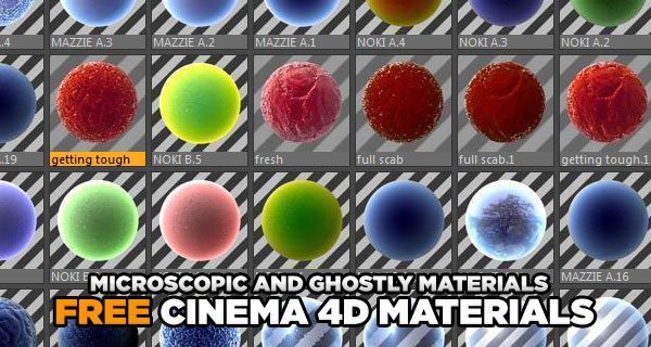 organic cinema 4d materials