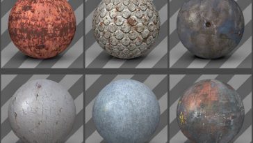 free cinema 4d textures - metal textures 01