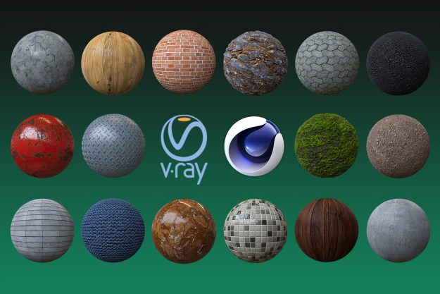 free v-ray materials for cinema 4d